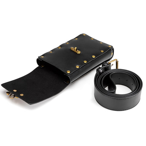 Mini sac banane rétro européen et américain pour téléphone portable, idéal pour le sport en plein air, m3331141