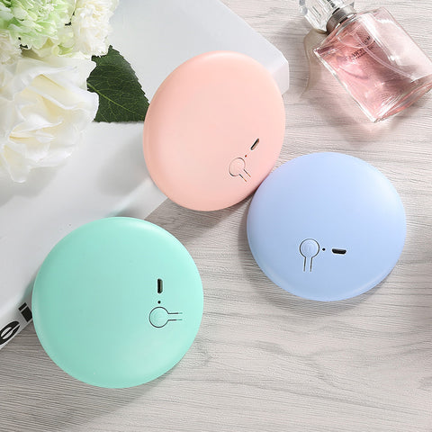 Miroir cosmétique rond à LED avec lampe, rechargeable par USB, m3330715