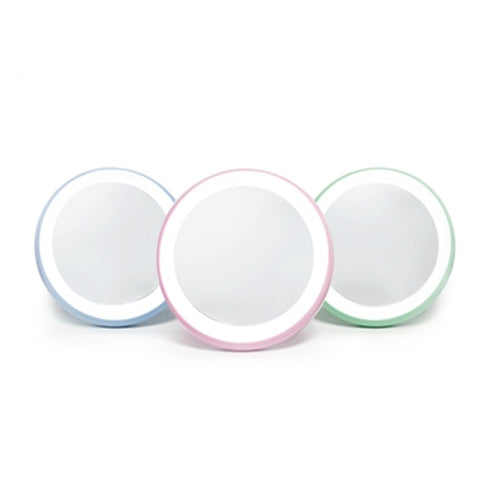 Miroir cosmétique rond à LED avec lampe, rechargeable par USB, m3330715