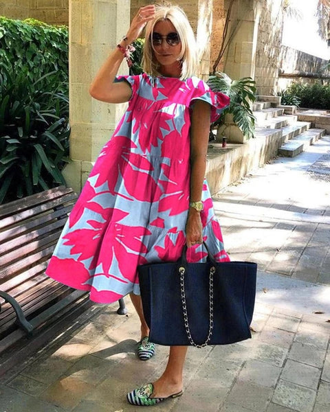 Women's Sweet Holiday A- line Dress M300179
