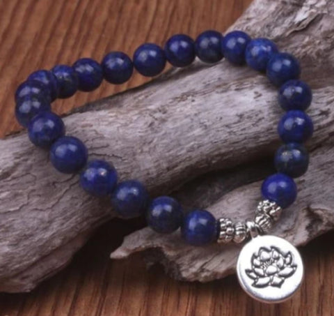 108 Pulverkristallarmbänder, Halskette Lotusanhängerarmband Buddha-Perlenkette m3331299