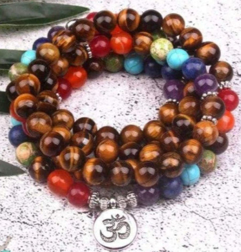 108 Pulverkristallarmbänder, Halskette Lotusanhängerarmband Buddha-Perlenkette m3331299