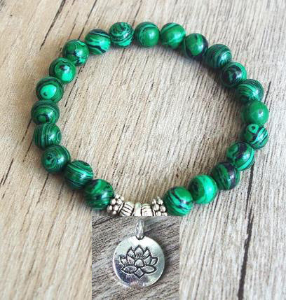 108 Pulverkristallarmbänder, Halskette Lotusanhängerarmband Buddha-Perlenkette m3331299