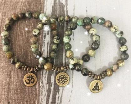 108 Pulverkristallarmbänder, Halskette Lotusanhängerarmband Buddha-Perlenkette m3331299