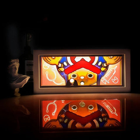 ONE PIECE Tony Tony Chopper Paper Carving Lamp Photo Frame