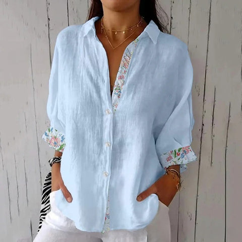 Women's creative fashion floral shirt m302729