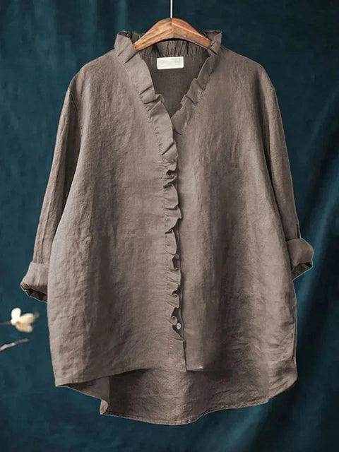 Loose printing crew neck casual large size women's T-shirt m301280