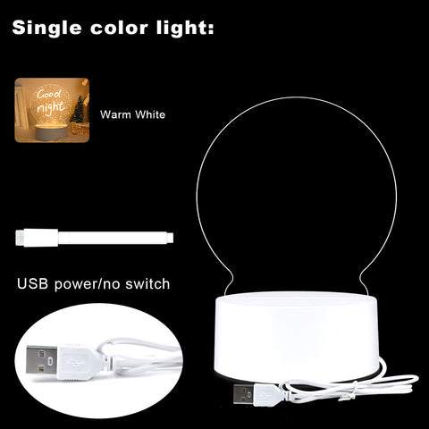 Beleuchtete Message Board Kreative USB-Plug-in-Nachttischlampe m3330905 