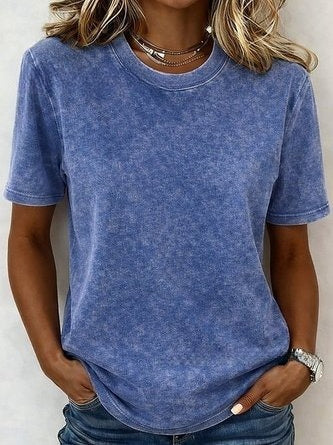Loose T-shirt women's crew neck top m303073