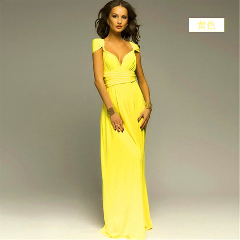 Explosive multi-wearing method multi-rope cross backless sexy bandage dress long dress dress m301601