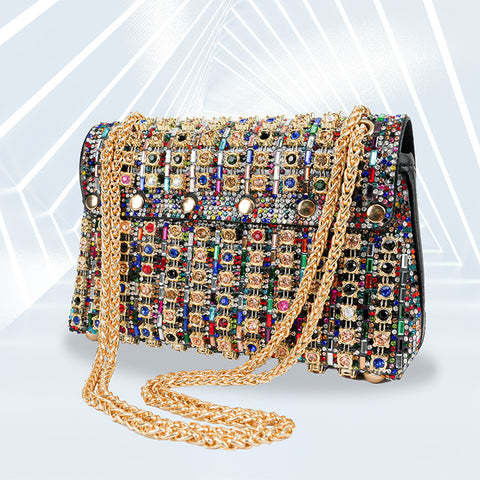 Pochette diamant tendance à bandoulière m3331137