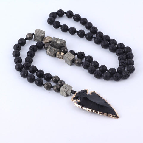 Elastisches Armband aus schwarzem Gallenstein, Totenkopf-Anhänger, natürliches Türkis, Tigerauge, Quaste, Kristall, Vulkanstein, Perlenarmband m3331320