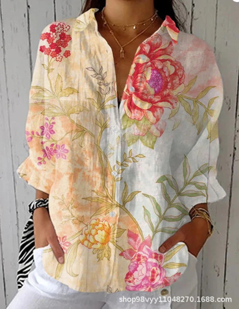 Women's shirt 3D digital print top m302789