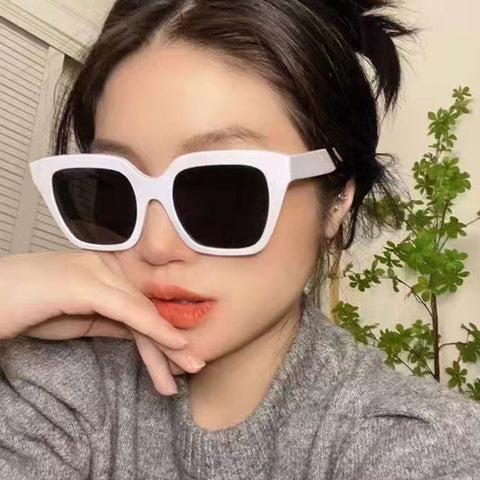 Lunettes de soleil roses simples de style européen et américain m3330771
