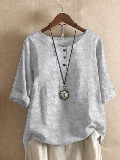 Women's loose fashion loose digital printing casual top m301541