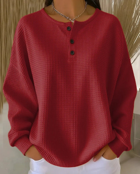 Casual stand-up collar POLO long-sleeved top m302619