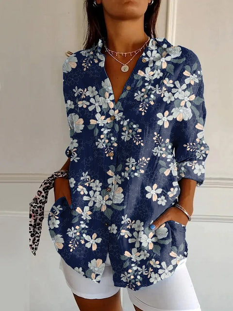 Long Sleeve Print 3D Floral Short Sleeve Pattern m301217