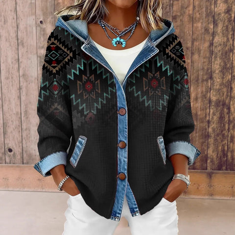 3D digital printing women's hoodie cardigan m303203