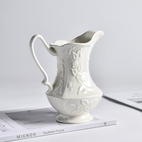 Leichter Luxus-Trockenblumenstrauß aus Keramik als Heimdekoration m3331015 