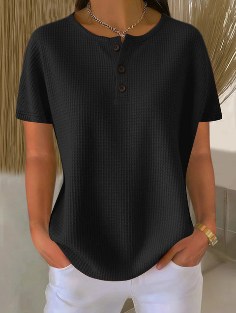 Autumn and winter new solid color pullover loose top m302204