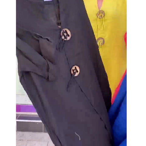 Lässige, lockere Damenbekleidung, einfarbig, schlichtes Kleid m301197 