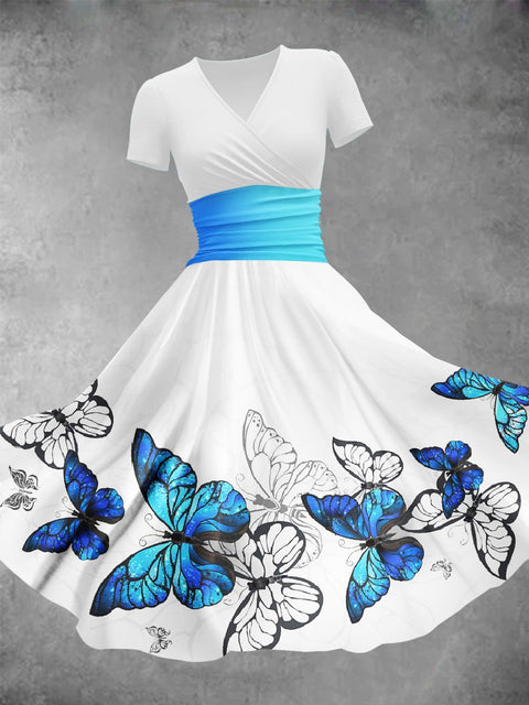 Temperament commuter casual and thin dress m302527