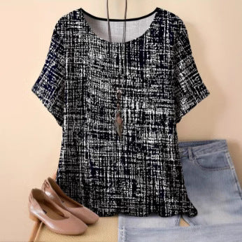 Pull ample à col rond et imprimé 3D pour femme, grande taille, décontracté, vêtements pour femmes, m301285 