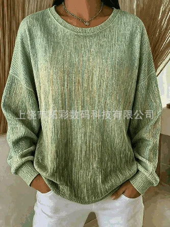 Casual Crew Neck Duck Pattern Sweater FF303438 04