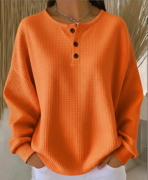 Casual stand-up collar POLO long-sleeved top m302619