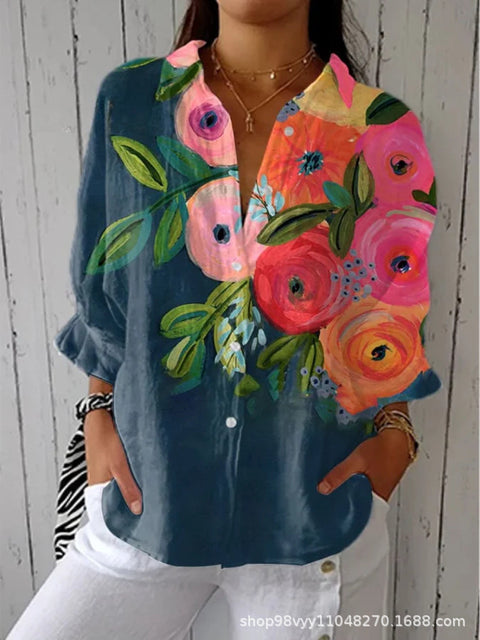 Women's shirt 3D digital print top m302789