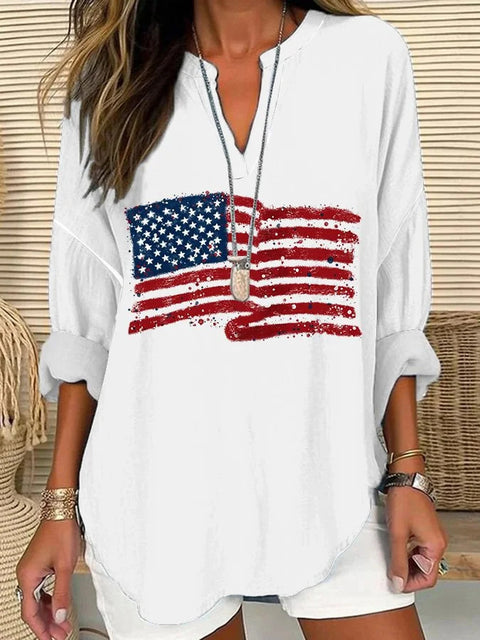 Pull ample à col rond et imprimé pour femme, grande taille, décontracté, T m301359 