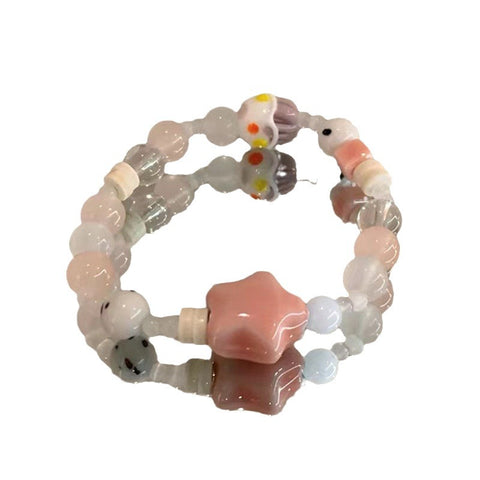 Chinesisches Keramikperlenarmband Weiblichkeit süßes und nettes Mädchenarmband m3331322