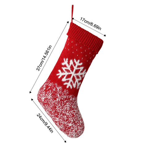 Christmas decoration candy socks embroidery Rudolph Christmas socks children's gift socks gift bag window pendant FF3332058