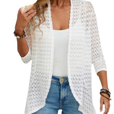 Vielseitige einfarbige Spitzenjacke m300387 