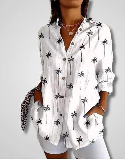 Long Sleeve Shirt 3D Sequin Gradient Print Loose Casual Top m302406