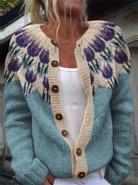 New cardigan knitted jacket women's clothing early spring and autumn source work m301722