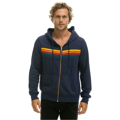 Women's casual rainbow long-sleeved hooded sweater m301777