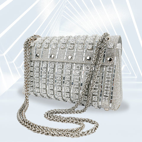 Pochette diamant tendance à bandoulière m3331137