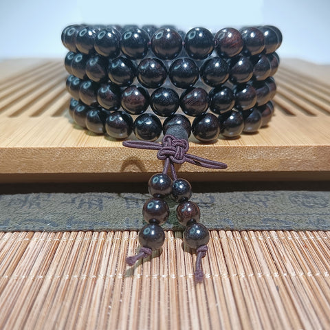 Guofeng 108 Armbänder, Sandelholzperlenarmbänder, verschiedene handgehaltene chinesische Knoten-Rosenkränze m3331293