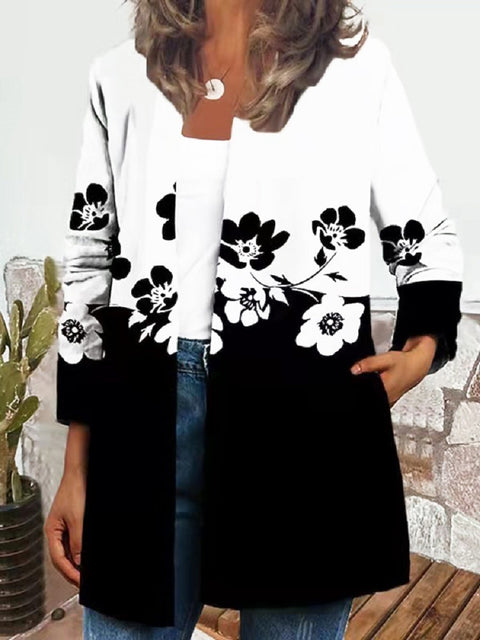 Autumn and winter retro ethnic style print jacket cardigan m303251 01
