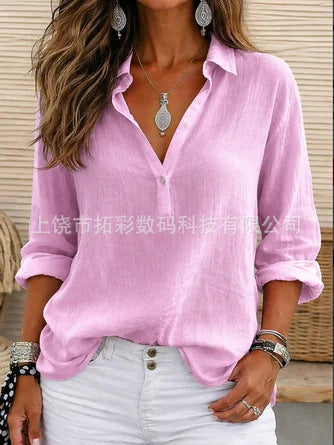 3D printed casual top women's loose top m303043