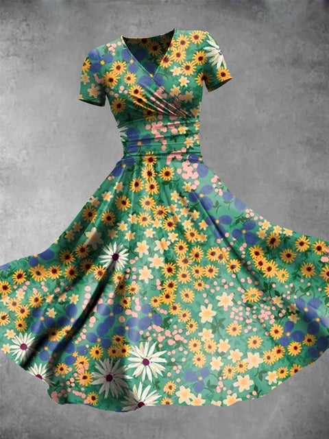 Temperament commuter casual and thin dress m302527