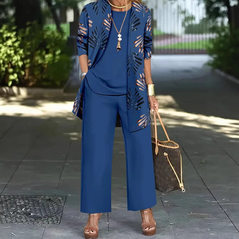 3D printed 3-piece set top vest trousers m302613