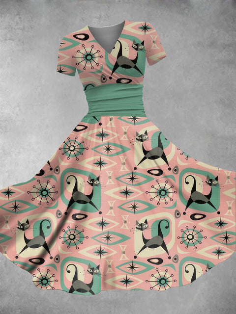 Temperament commuter casual and thin dress m302527