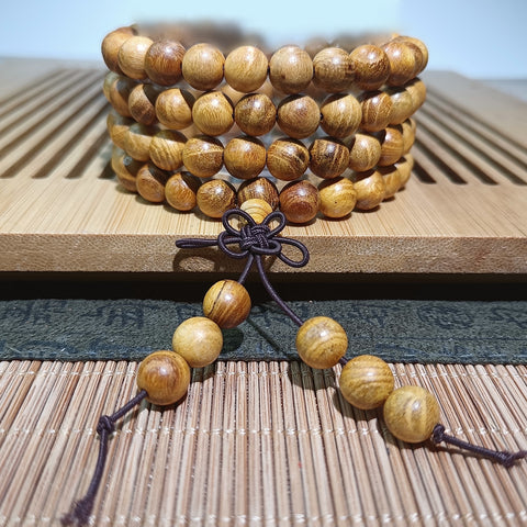 Guofeng 108 Armbänder, Sandelholzperlenarmbänder, verschiedene handgehaltene chinesische Knoten-Rosenkränze m3331293