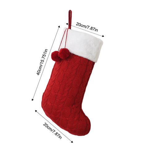 Christmas decoration candy socks embroidery Rudolph Christmas socks children's gift socks gift bag window pendant FF3332058