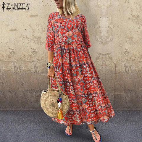 Spring plaid plaid literary temperament short-sleeved round neck pendulum dress m303191