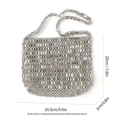 Petit sac à main creux rétro en métal, personnalité m3331040