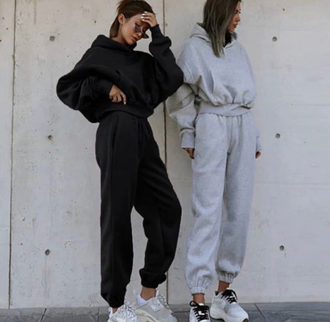 Autumn and winter women's new casual sweater jacket sports suit women's m301803