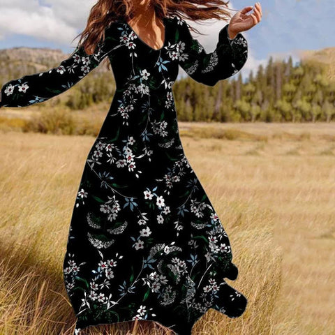 Temperament commuter casual and thin dress m302527